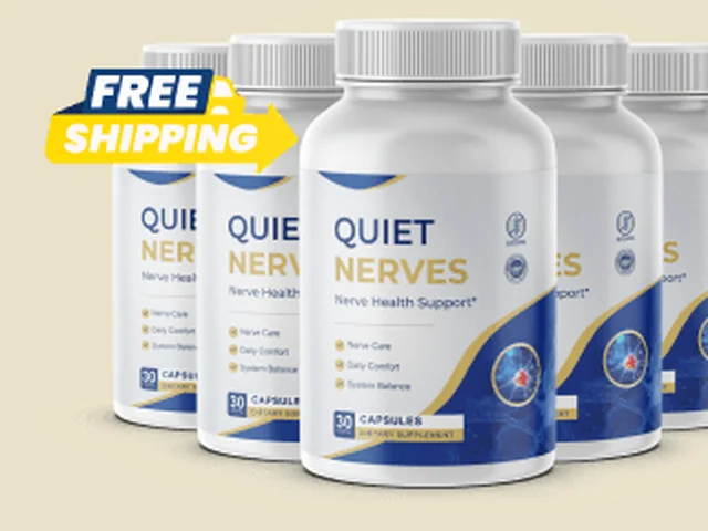 Quiet Nerves supplement bottles